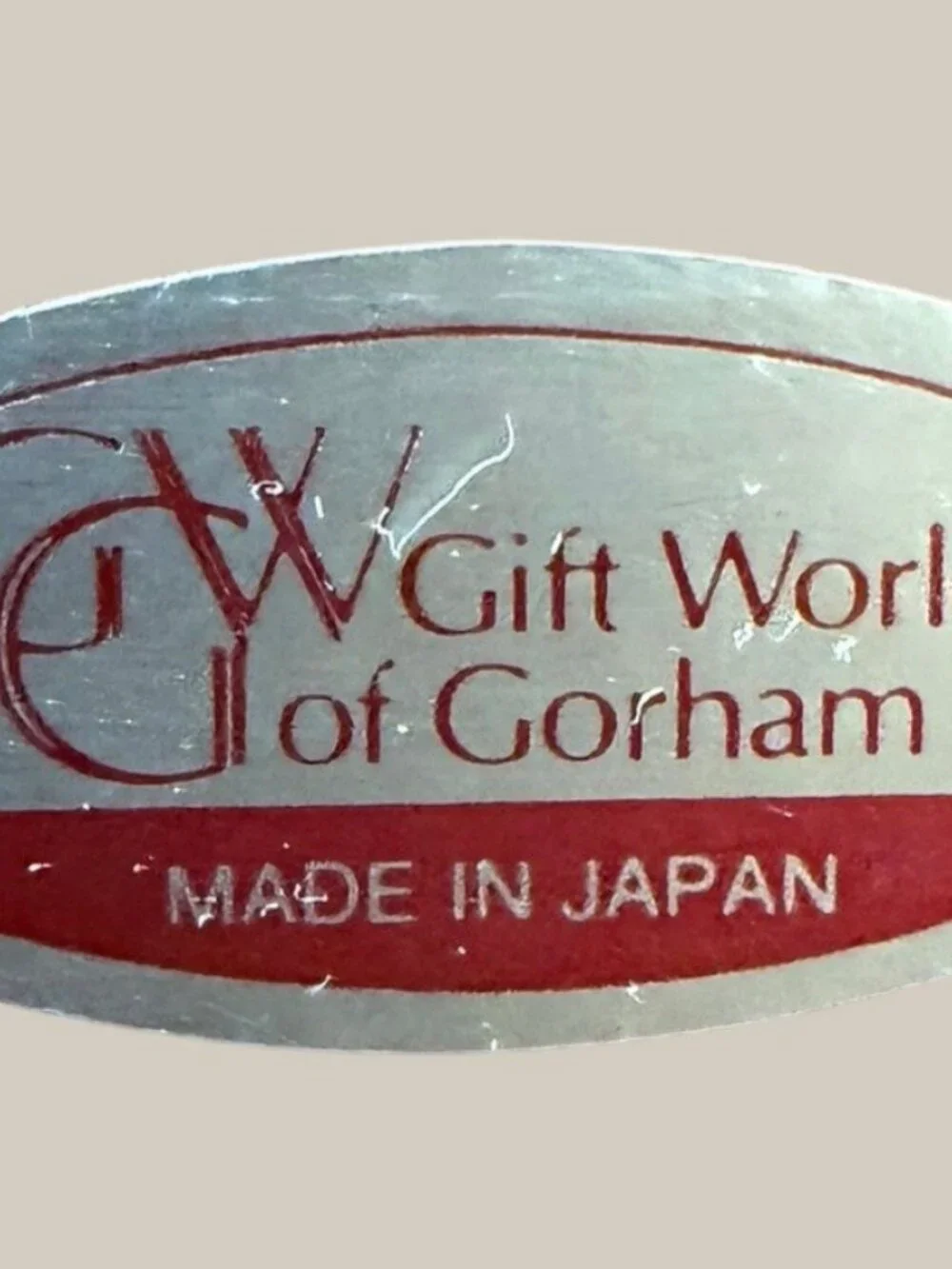 Vintage Gift World of Gorham Baltimore Oriole Bird Figurine Japan Wood Base